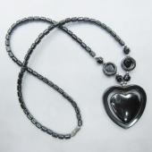 Hematite Beads Style Heart Shape Strands Pendant